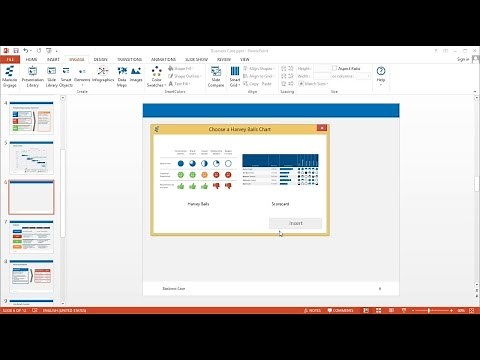 Create Harvey Balls using the Engage PowerPoint add-in