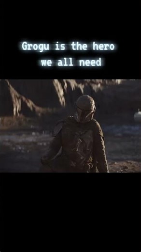 This song just goes so well with this scene #starwars #mando #hero #nickleback #grogu