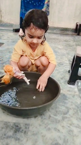 😉dol gai pani mein##Alizay cute videosAlizay funny moments3.Alizay daily lifeToddler videosKids fun