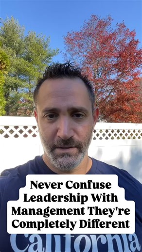 Never confuse leadership vs management. The leadership vs management difference is simple: managers control execution and deadlines, leaders set direction and why it matters. Think conductor keeping time versus composer creating the music that moves people, and you see how leadership qualities and influence beat titles and control. People follow conviction, not job descriptions, which is why a leader without a title can outperform a manager with authority. Save this and follow me for the leaders