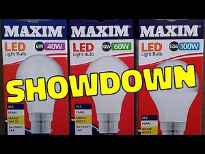 6W vs 10W vs 13W LED lamp showdown (with schematics)