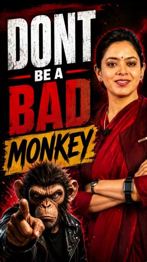 DONT BE A BAD MONKEY.. Dr Tanu Jain #motivation #mindset #success #selfimprovement #discipline