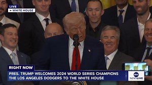 95K views · 2.3K reactions | Pres. Trump welcomes the Los Angeles Dodgers to the White House to celebrate their 2024 World Series win. https://abcnews.link/LBvUie4 | ABC News | Facebook