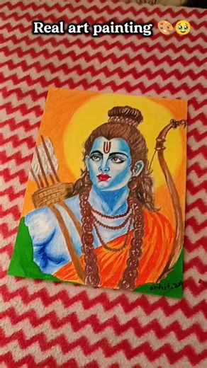 hard wark drawing ram ji 💝🥹🙏🏻 #art #hardworkworks #drawing #shorts