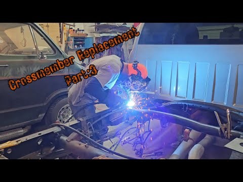 2003 Chevy Silverado Crossmember replacement Part:3