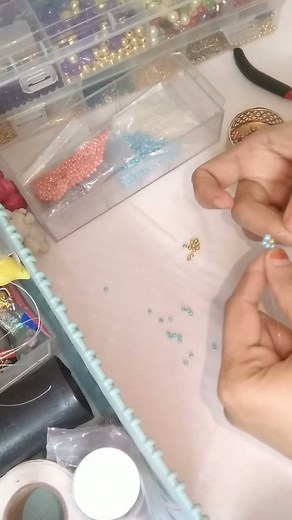 bead flower making 🌺🌺♥️