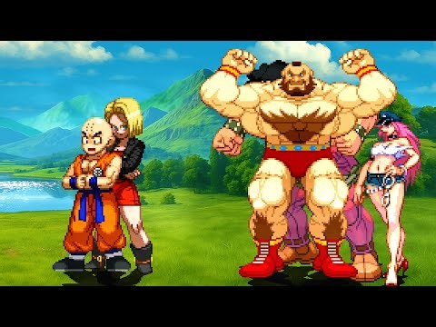 Dragon Ball Vs. Muscle Street Fighter - Size Disparity