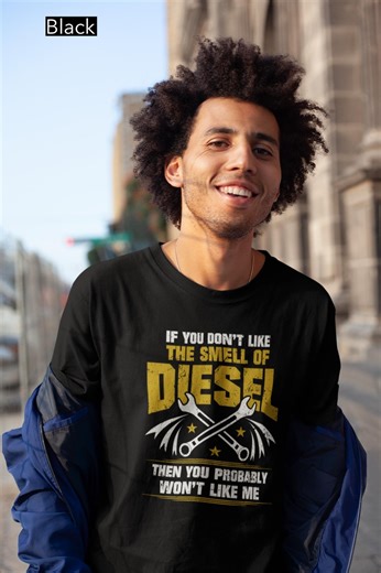 Funny Diesel Mechanic Shirt – Vintage Crossed Wrenches Garage Worker Tee - Etsy