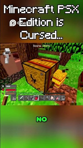 Getting lost in a Haunted village : Minecraft PSX #cavedweller #minecraft #gaming #creepy #memes