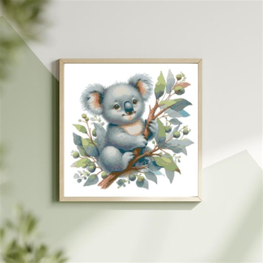 Cross Stitch Pattern - Koala Bear- PDF Download - Pattern Keeper Compatible - Etsy
