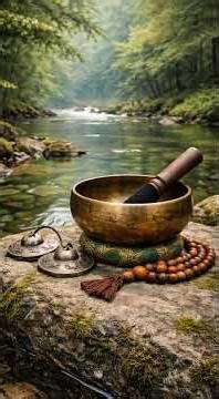 Tibetan Singing Bowl & Nature Sounds 🌿 Deep Meditation & Stress Relief #relax #meditation