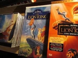 Disney's Lion King VHS DVDs CDs and Video Games