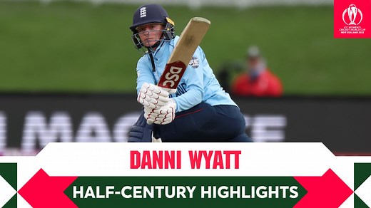 Wyatt half-century highlights | ENG v PAK | CWC22