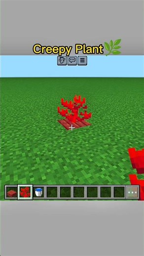 🌿 Creepy Plant – Strange & Spooky Nature Build in Minecraft! 👀#Minecraft#MinecraftBuild#CreepyPlant