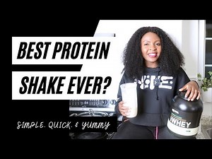 Possibly The Best Protein Shake Ever Recipe | Healthy & Quick | Great for Muscle Gain