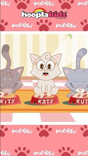 Three Lovely Kittens Song 🐱 | 3D Kids Nursery Rhymes #shorts