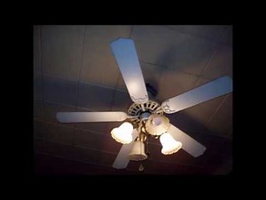 Relaxing 1 hour white noise sounds of ceiling fan ASMR sleep aid