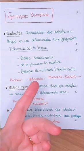 Variedades Diatópicas y dialectos