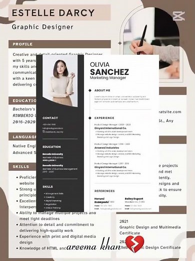 Best Resume Design Ideas for Graphic Designers 2026 | Modern CV Templates