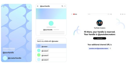 YouTube handles rolling out to channels for easier ID and mentions