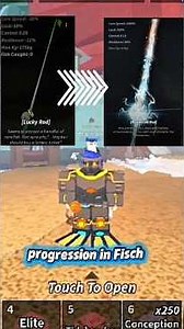 The Best Rod Progression in Roblox Fisch(Imp) #roblox #robloxfisch #gaming