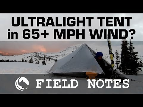 Ultralight Backpacking Tent 65 MPH - Midnight Bailout from a Spring Alpine Storm (Field Notes)