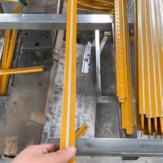 New Good Quality Suspended Ceiling T bar with Flat Groove and Black - Wood - Golden Line