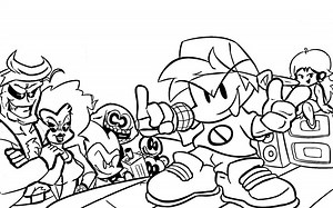 View 23 Fnf Characters Friday Night Funkin Coloring Pages