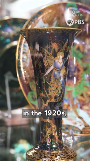 Did you know that ceramics could be creepy? This collection of pottery was popular in the 1920s and featured whimsical scenes with often sinister backstories. At the Wiener Museum of Decorative Arts in Hollywood, Executive Director and Curator, Louise Irvine, gives a tour of the museum’s huge collection of Wedgwood Fairland Lustre. @wmodamuseum | Art Loft | Facebook