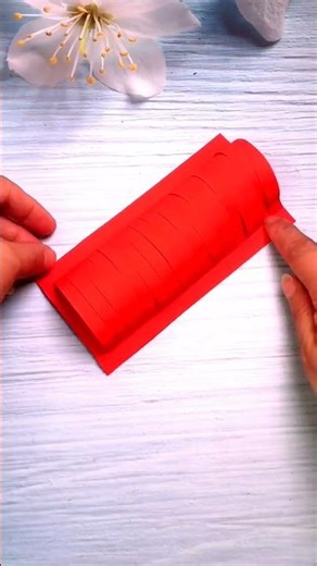 🏮 DIY Paper Lamp Tutorial 🔥 | Simple & Beautiful Craft #Shorts