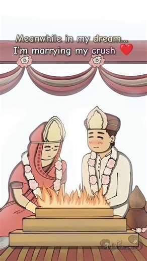 I Married My Crush In My Dream.Bas Sapno Mein Hi Sahi…❤️🥺Sapno Wali Love Story ✨#love #viral #shorts
