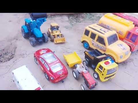 JCB tractor truck buldozer trippers khichad main fas gaye/tractor/ truck/ JCB machine/ cartoon video