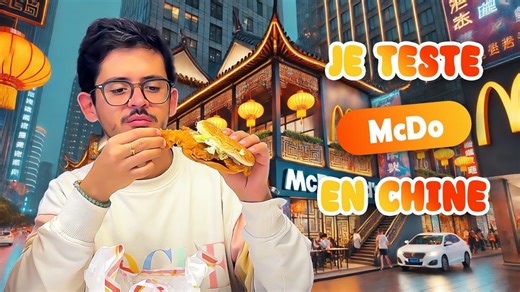 Je teste le McDo de Chine