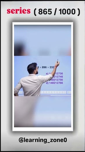 Maths Short trick series (865/1000 ) ✅. #tranding #tricks #math #genius #important #toper #shorts
