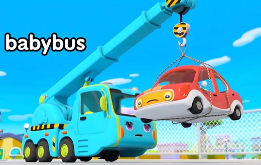 babybus幼儿英语动画系列 | Fire Truck is Running out of Gas | Monster Cars, Police Car |