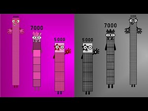 Can PinkGirl Beat Negative in the Ultimate Jolly Numberblocks Band Challenge (1000-10000)!