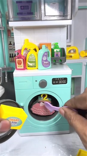 Oddly Satisfying Laundry Routine 🫧🧺 | Mini Washing Machine ASMR #asmr #washingmachine #laundry