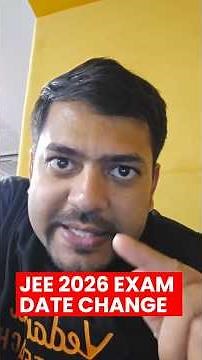 🚨NTA Update |JEE Mains Exam Date CHANGED😭#jee #jeeexam #iitjee #jeemain #iit #nta #kolkata #jee2026