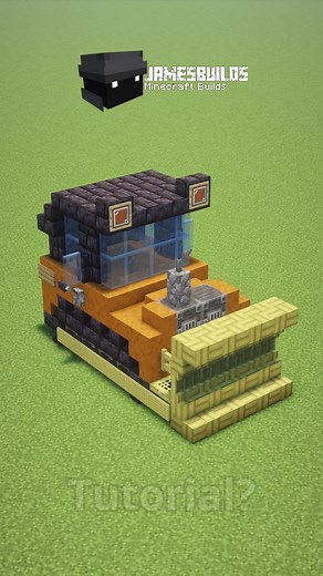 Minecraft Speed Build: Bulldozer Tutorial