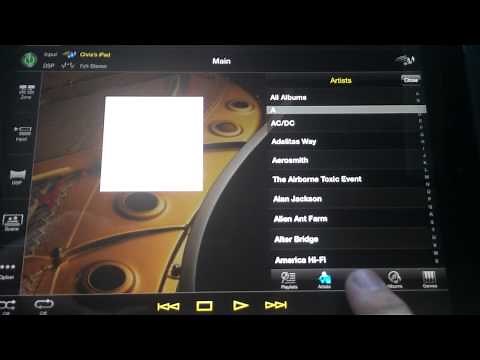 Yamaha AV Controller App for iPad