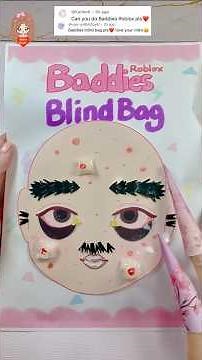 Roblox Baddies skincare makeup Blind Bag 🥹 #roblox #baddie #blindbag #satisfying #asmr #paperdiy