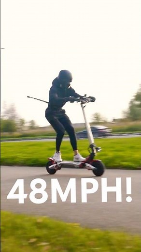 FAST 48 MPH (77kmh) Electric Scooter! SPEED TEST of Nanrobot N6 72V #escooter #nanrobot