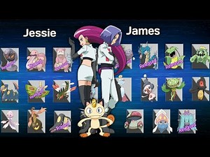 Team rocket all pokemon(Gen 1 to Gen 8)| Team rocket PokémonEvolution | Team rocket all Pokémon List