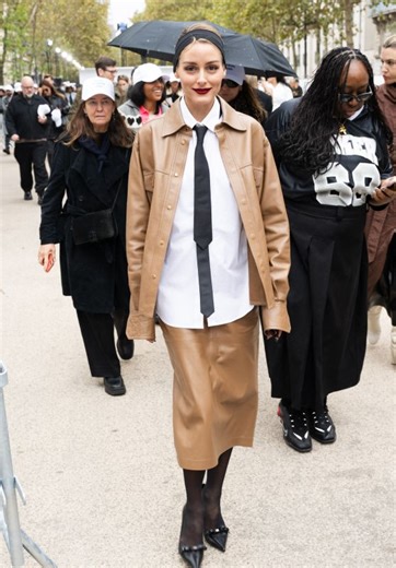 Olivia Palermo Exudes Effortless Panache at Stella McCartney SS25 Paris Fashion Week 09-30-2024 • CelebMafia