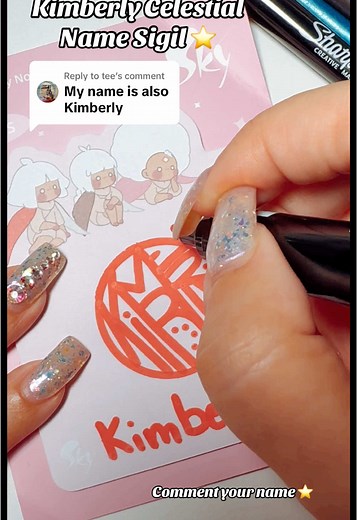 Replying to @tee #kimberly #namesigil #celestialname #writingnames #beyonce #millycirus #grammies