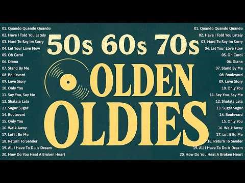 Paul Anka, Tom Jones, Engelbert, Elvis, Sinatra, Carpenters - Golden Oldies 50s 60s 70s Love Songs