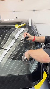 Installing A Windscreen! 🤩 #cars #windscreen #garage | Supercar Blondie