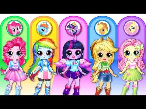 My Little Pony Style Dress Up and Make Up for Disney Princess