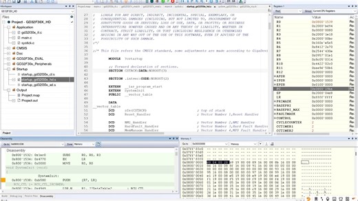 通过仿真分析GD32F303在IAR环境下的详细启动过程（1）