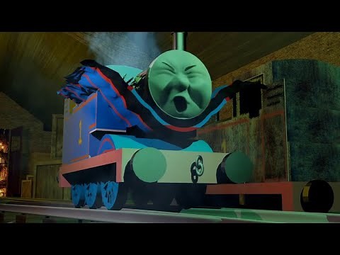 Shed 17 Thomas became spooky skull scene